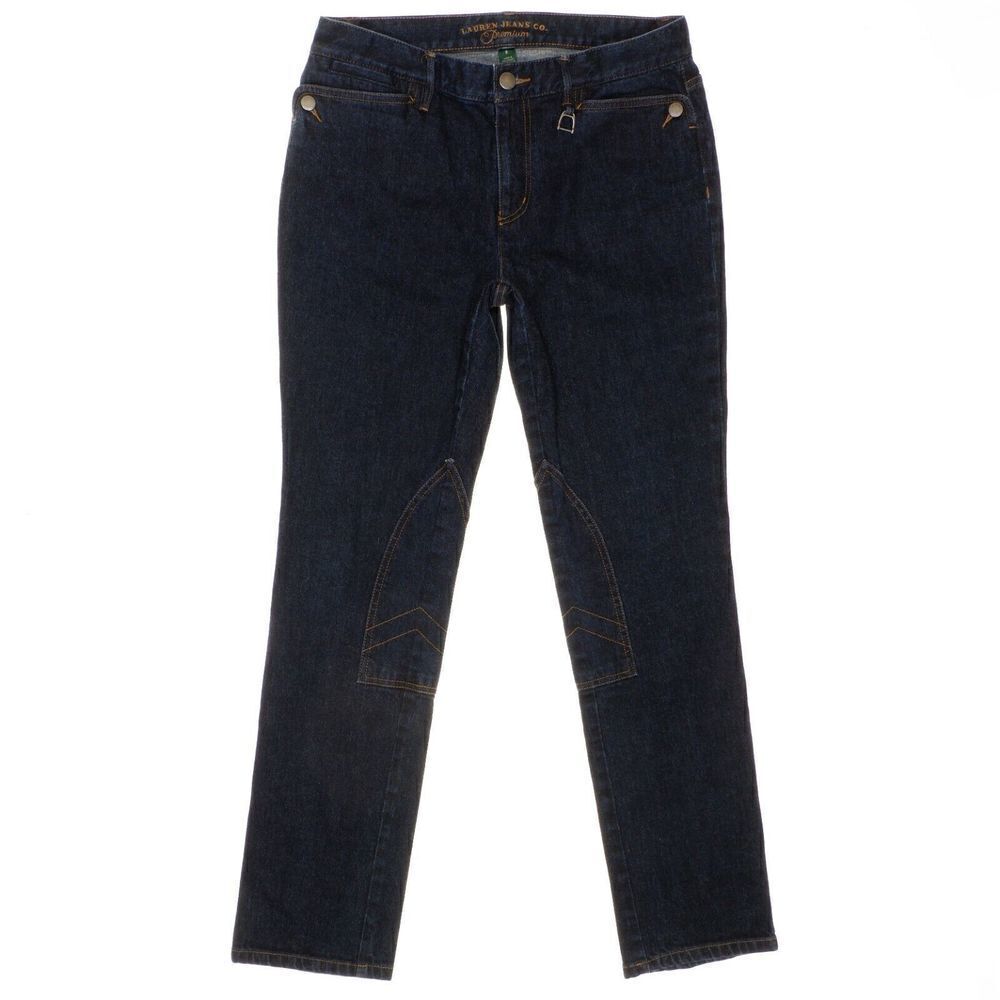 Lauren Jeans Co Riding Slim Straight Size 8 Womens Jodhpur Measures 30 x 29.5